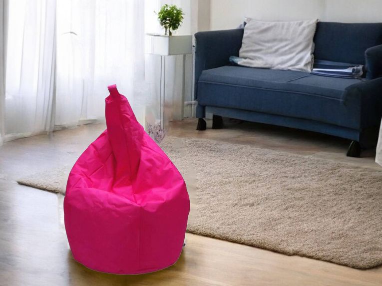 Pouf sacco fucsia 80x80x120h cm - Angillina