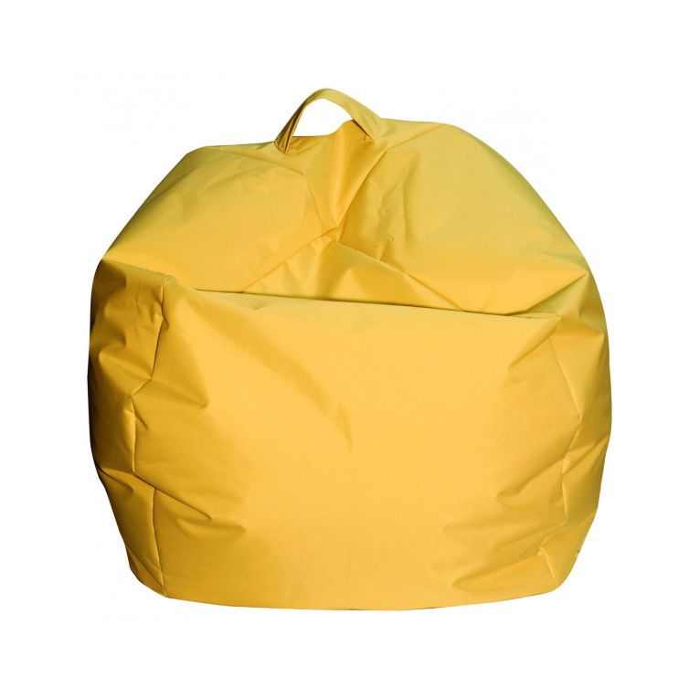 Pouf sacco giallo 65x65x50h cm - Ascia