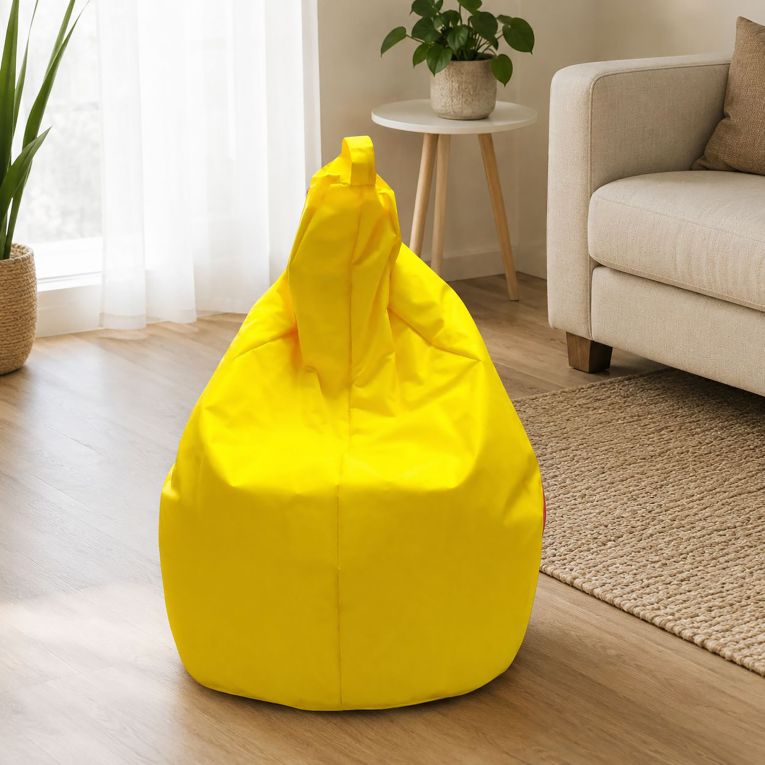 Pouf sacco giallo 80x80x120h cm - Angillina