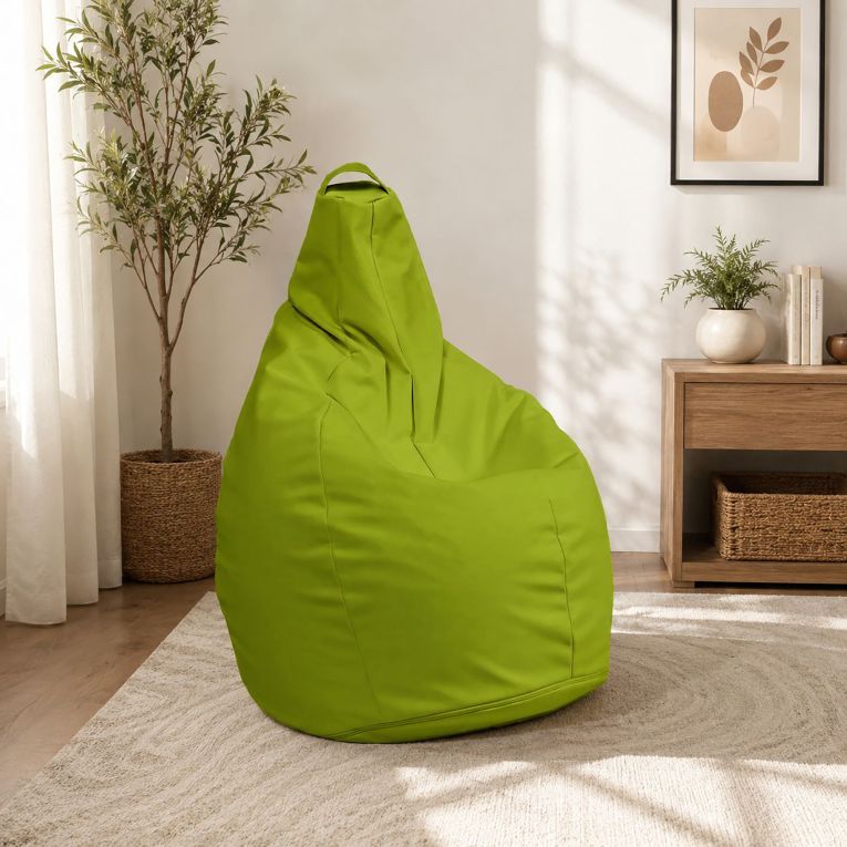 Pouf sacco giallo 90x90x120h cm - Aunter