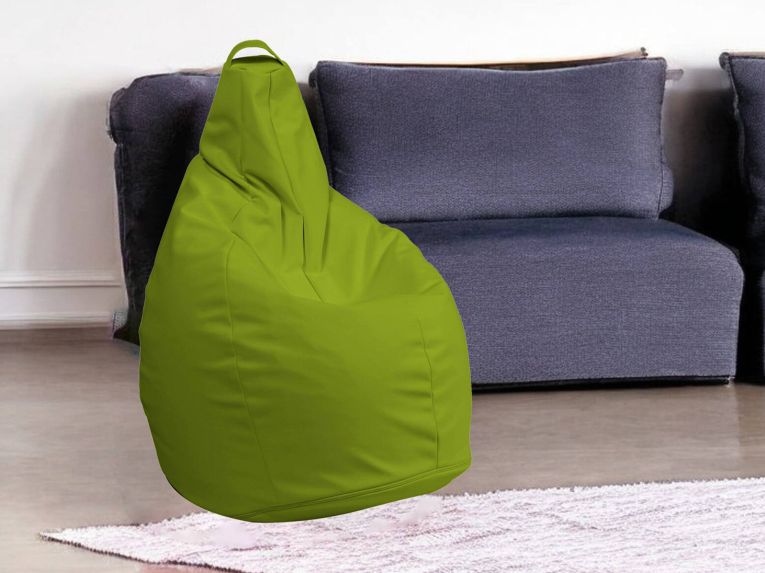 Pouf sacco giallo 90x90x120h cm - Aunter