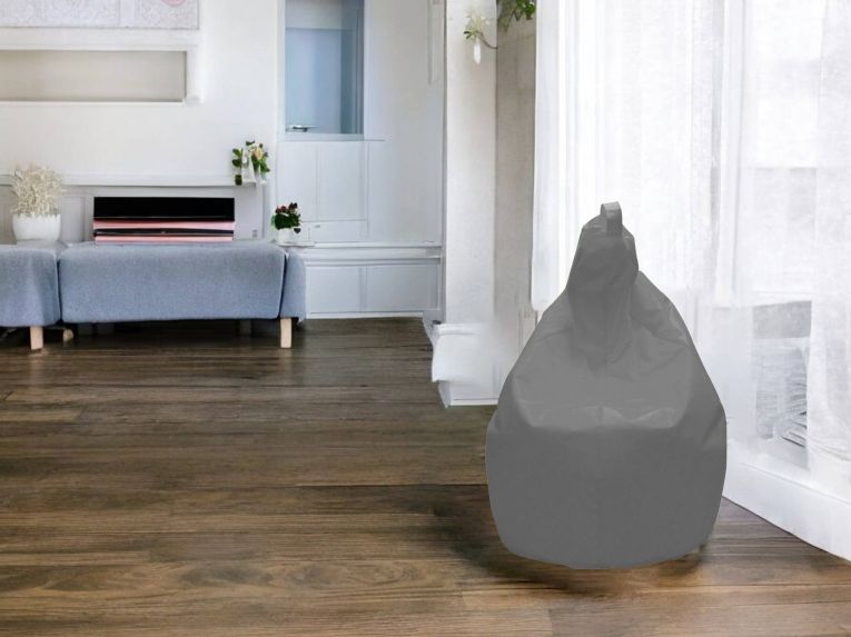Pouf sacco grigio 80x80x120h cm - Angillina