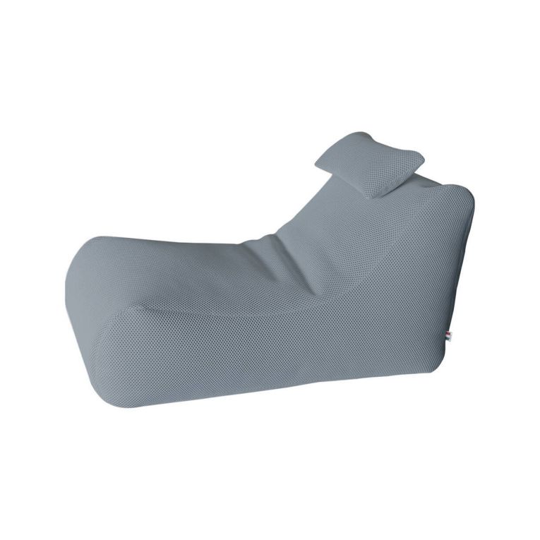 Pouf sacco grigio chiaro 70x120x65h cm - ??hck