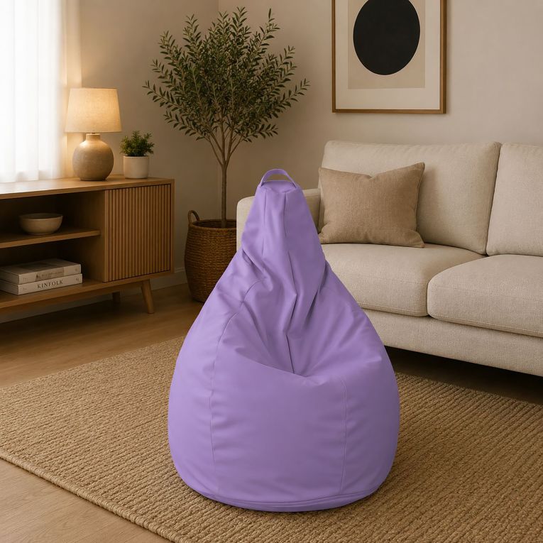 Pouf sacco lilla 90x90x120h cm - Aunter