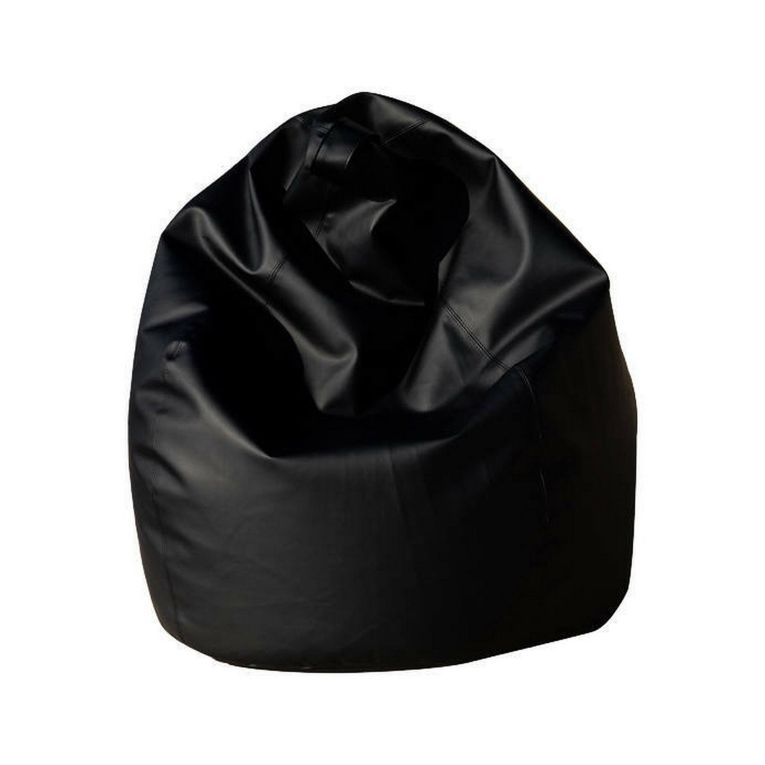 Pouf sacco nero ecopelle 70x70x110h cm - Alez