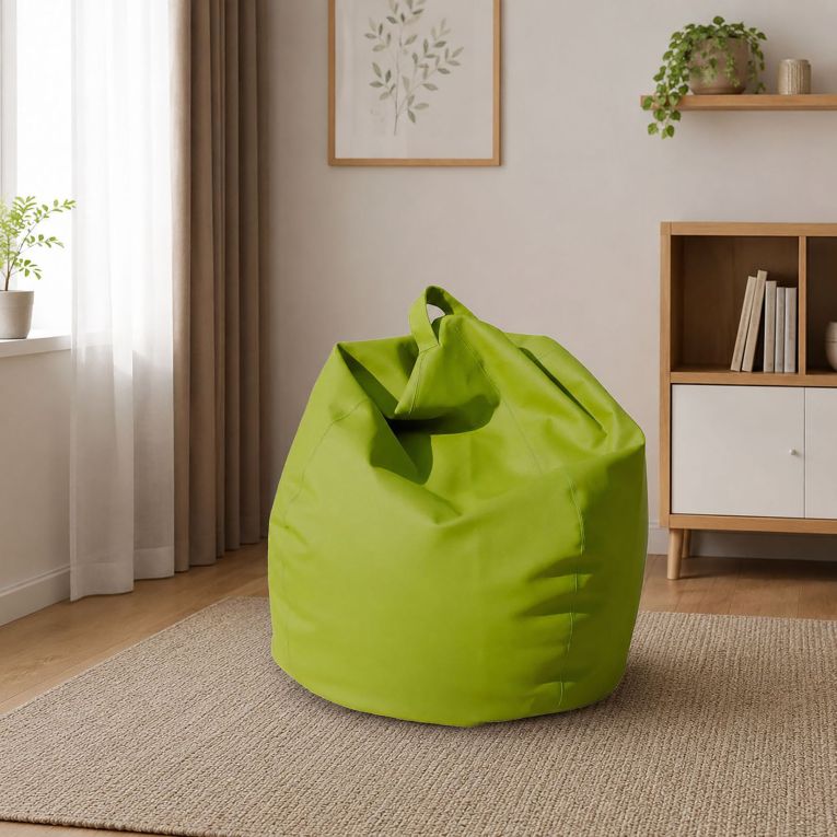 Pouf sacco verde 70x70x110h cm - Azelia