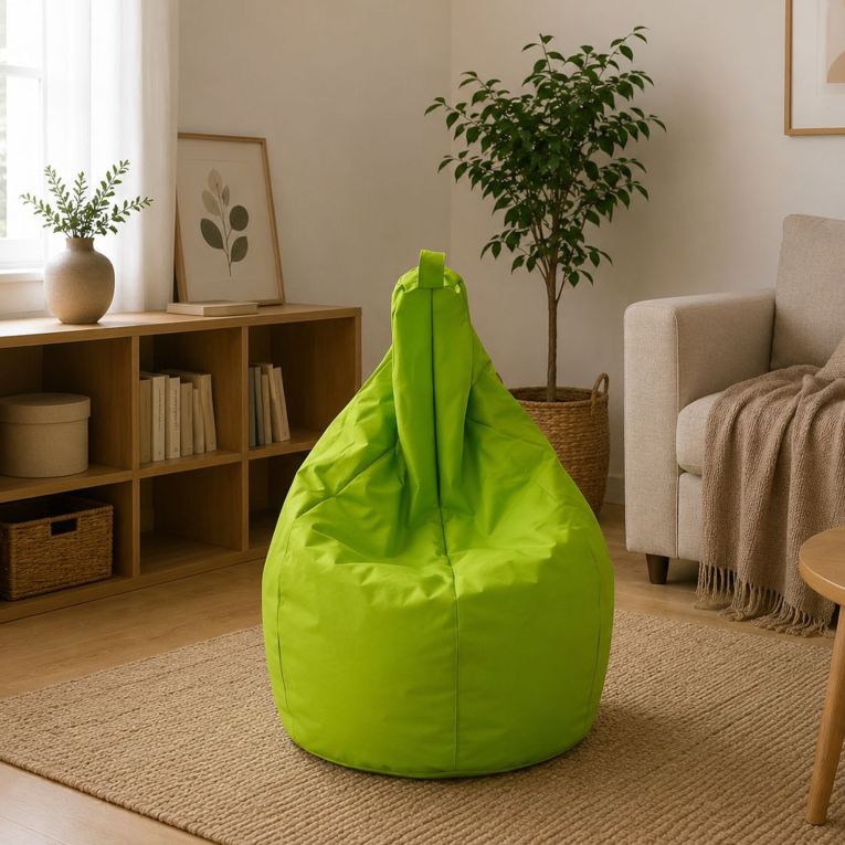 Pouf sacco verde 80x80x120h cm - Angillina