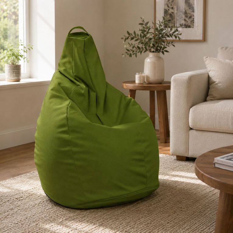 Pouf sacco verde 90x90x120h cm - Aunter