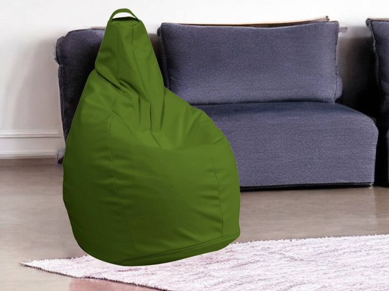 Pouf sacco verde 90x90x120h cm - Aunter