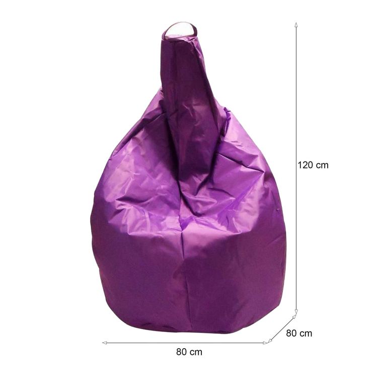 Pouf sacco viola 80x80x120h cm - Angillina