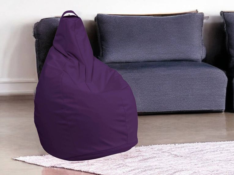 Pouf sacco viola 90x90x120h cm - Aunter