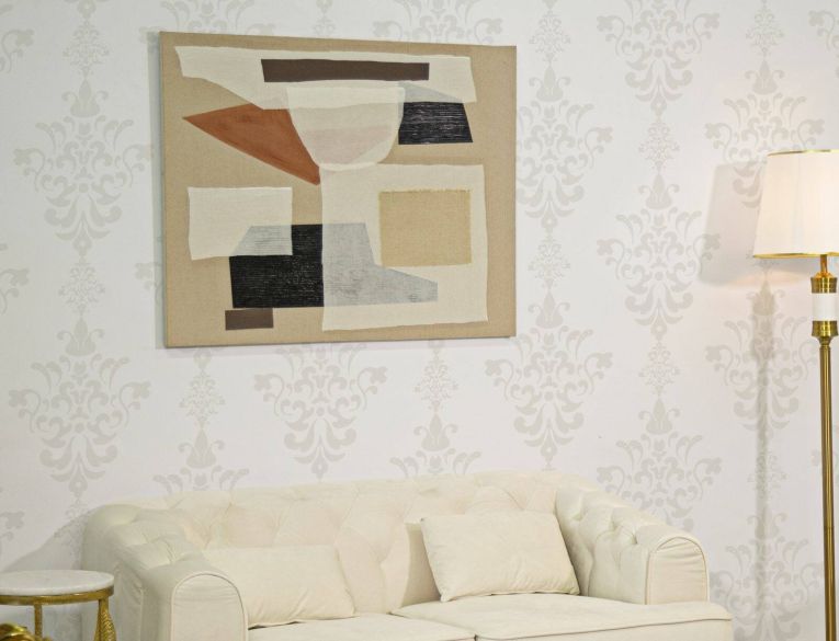 Quadro Claes, 80x3 h100 cm, Multicolore