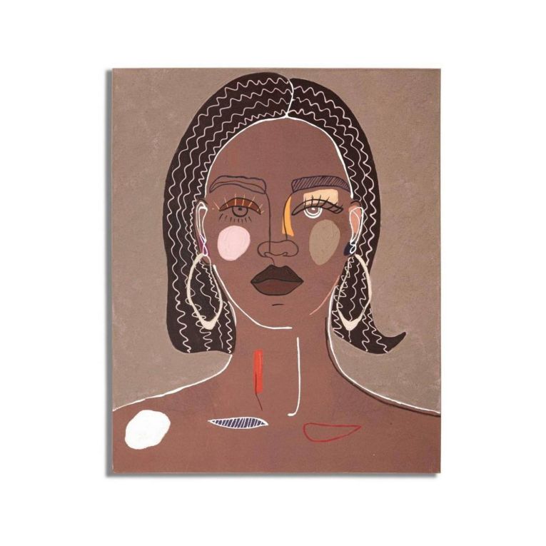 Quadro Eduardo, 80x3 h100 cm, Marrone
