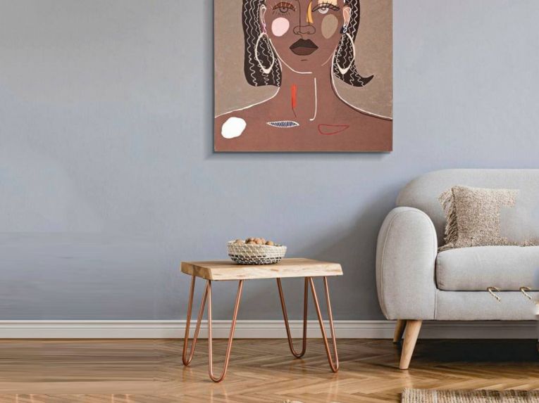 Quadro Eduardo, 80x3 h100 cm, Marrone