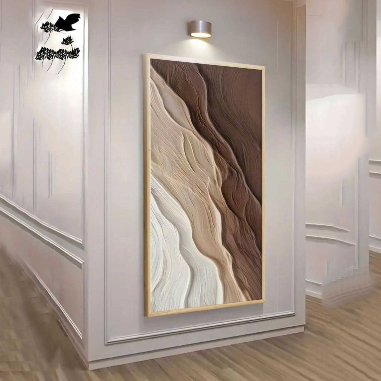 Quadro Multicolore Materiale Struttura in Legno Nobilitato 120x50h cm, - Minileka