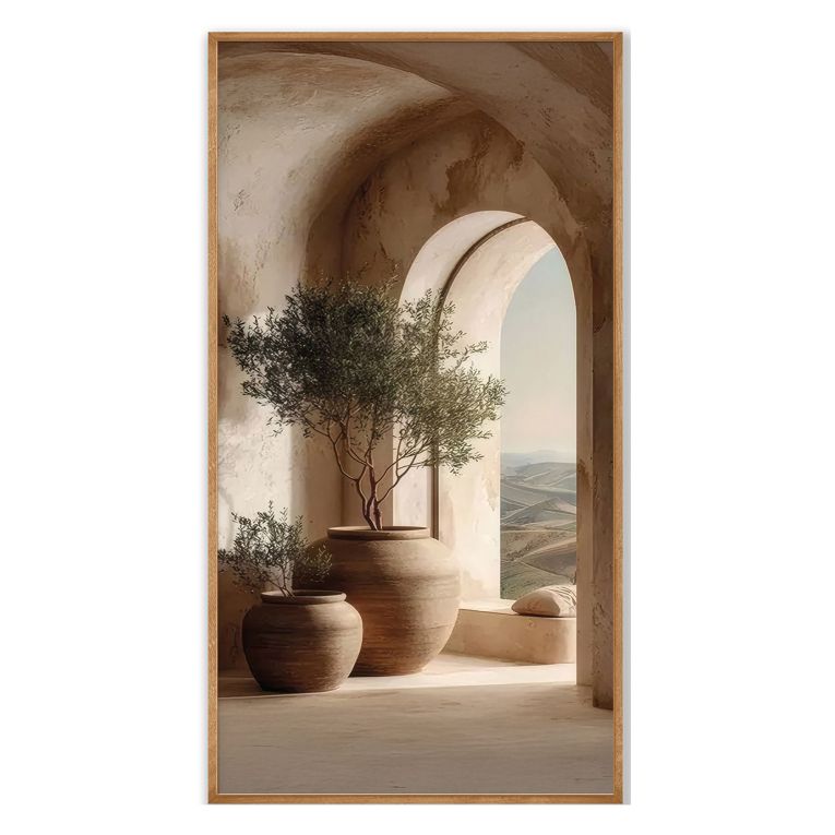 Quadro Multicolore Materiale Struttura in Legno Nobilitato 120x50h cm, - Mirahaba