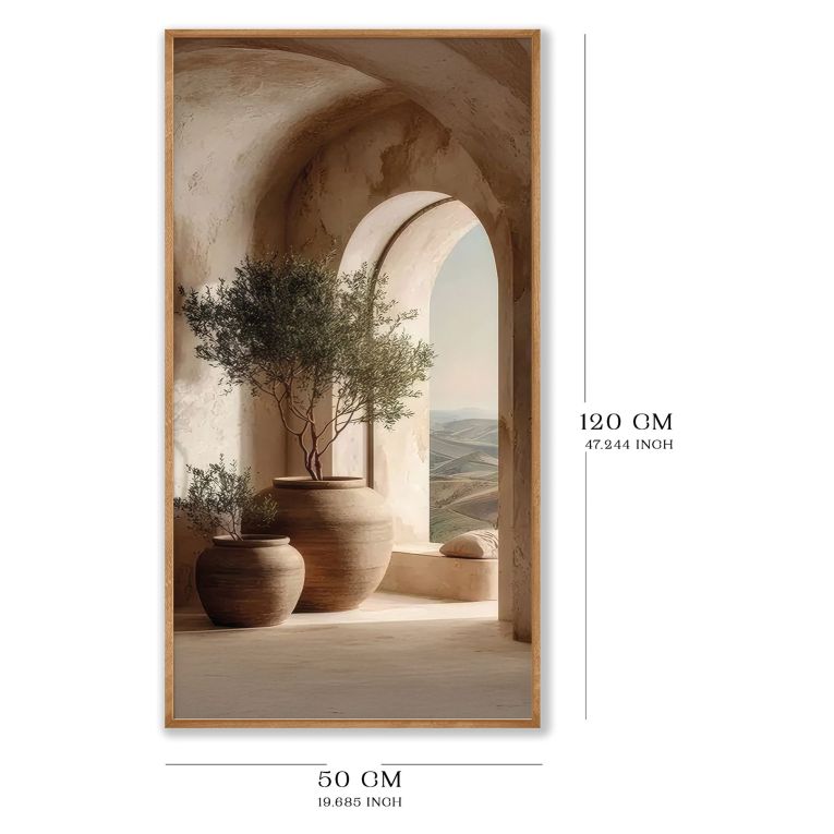 Quadro Multicolore Materiale Struttura in Legno Nobilitato 120x50h cm, - Mirahaba