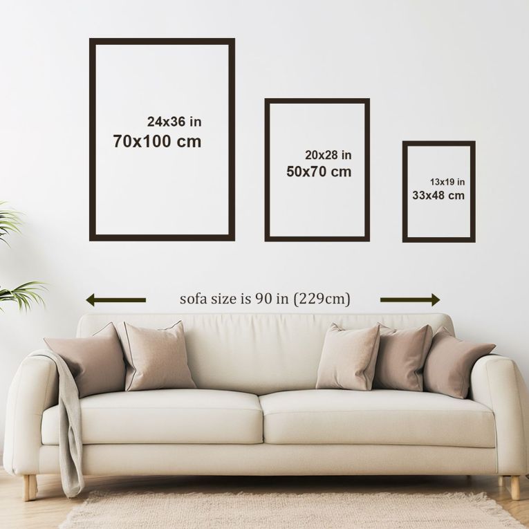 Quadro Multicolore Materiale Struttura in Legno Nobilitato 33x48h cm, - Megatilo