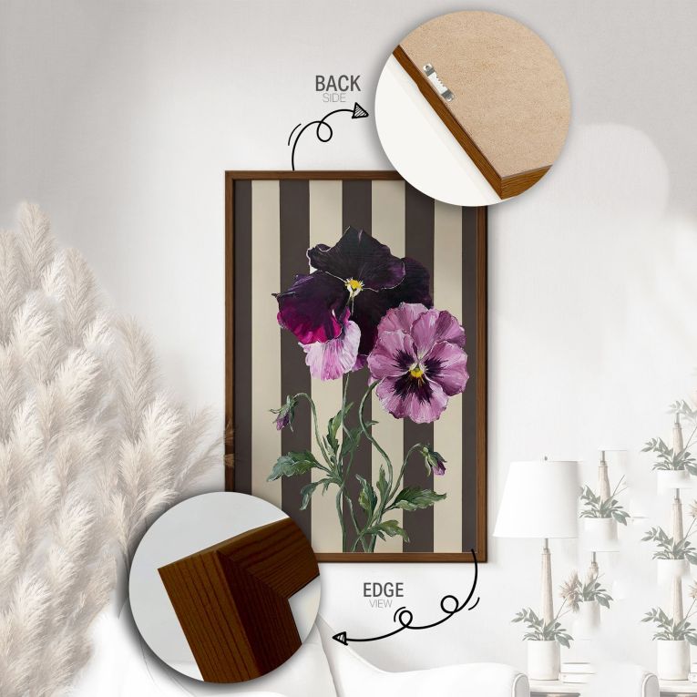 Quadro Multicolore Materiale Struttura in Legno Nobilitato 33x48h cm, - Megatilo