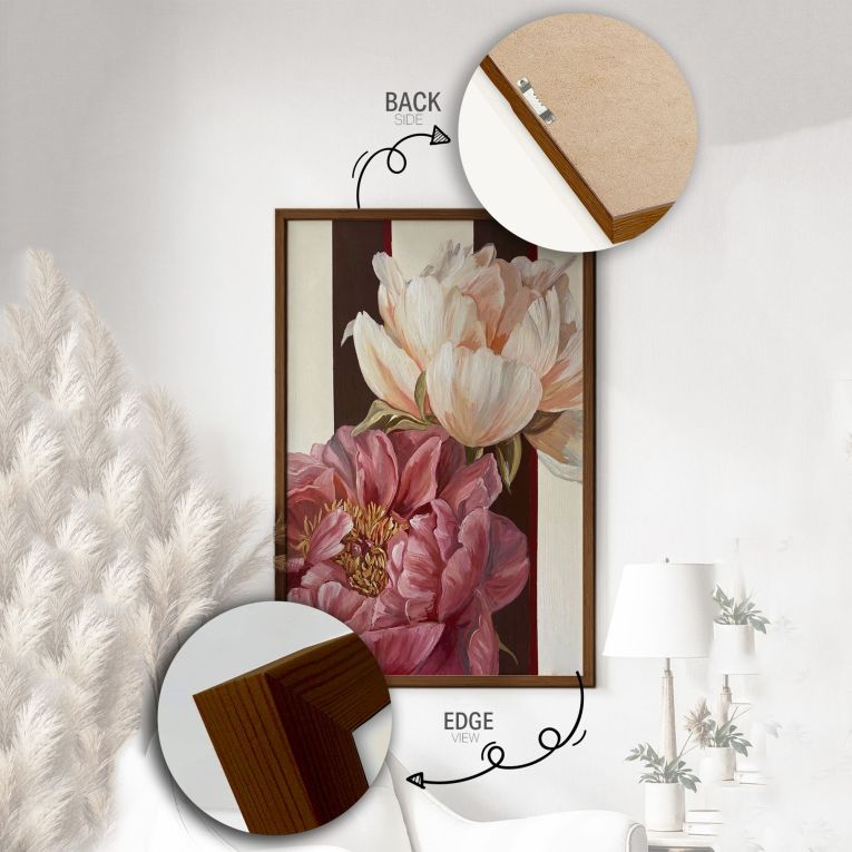 Quadro Multicolore Materiale Struttura in Legno Nobilitato 33x48h cm, - Mehapari