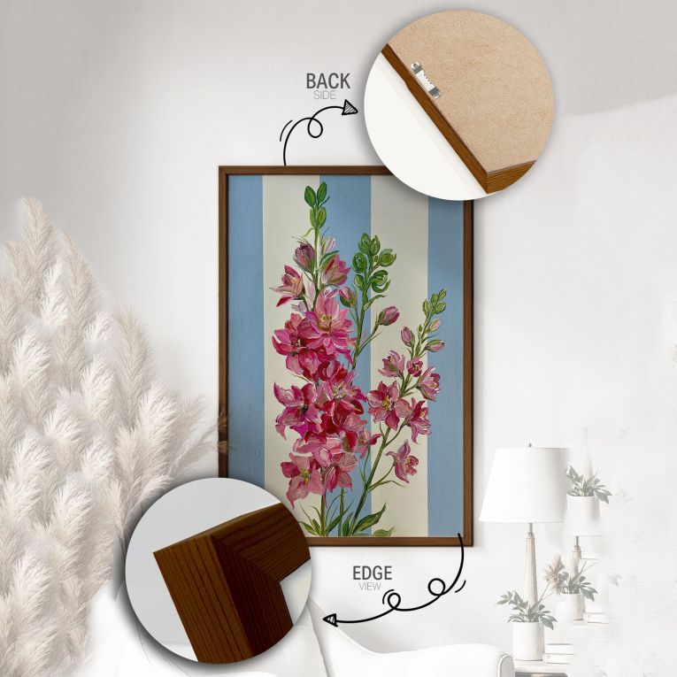 Quadro Multicolore Materiale Struttura in Legno Nobilitato 33x48h cm, - Meka