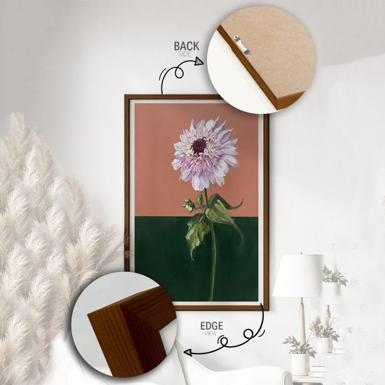 Quadro Multicolore Materiale Struttura in Legno Nobilitato 33x48h cm, - Mekala