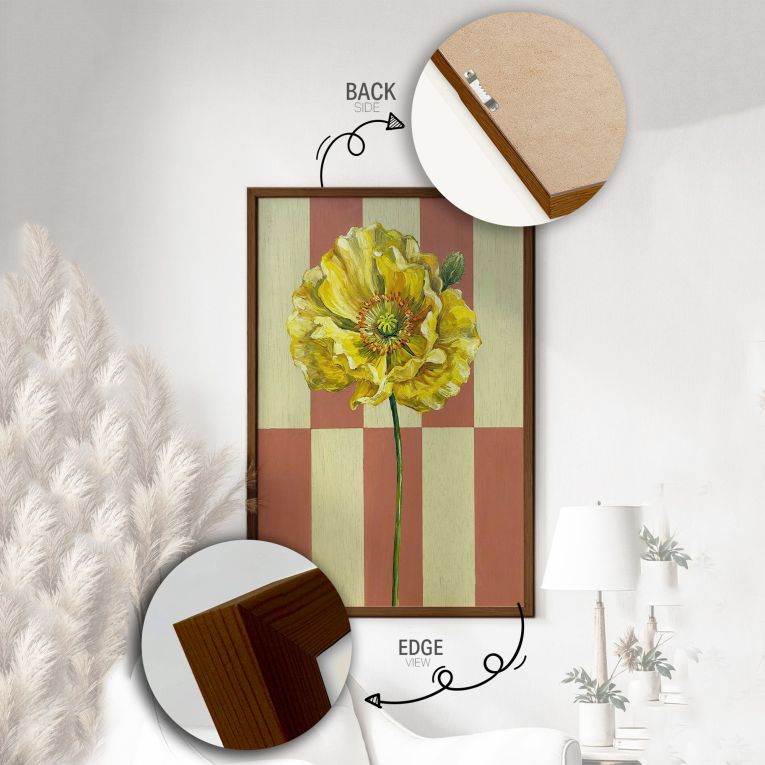 Quadro Multicolore Materiale Struttura in Legno Nobilitato 33x48h cm, - Melada