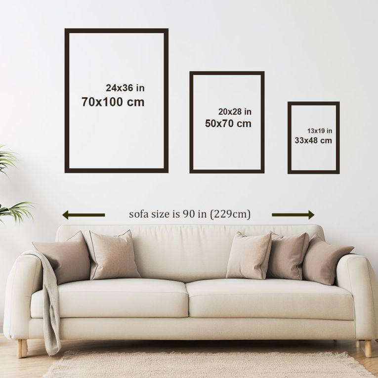 Quadro Multicolore Materiale Struttura in Legno Nobilitato 33x48h cm, - Melaripa