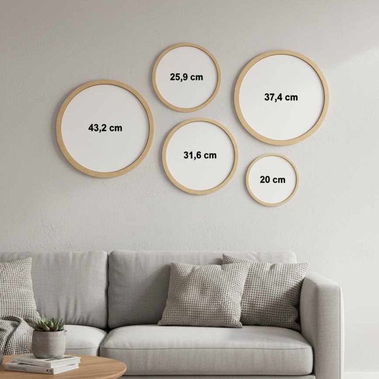 Quadro Multicolore Materiale Struttura in Legno Nobilitato 44x44h cm, - Melemamo