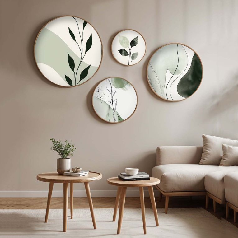 Quadro Multicolore Materiale Struttura in Legno Nobilitato 45x45h cm, - Memelira