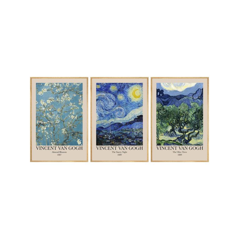 Quadro Multicolore Materiale Struttura in Legno Nobilitato 50x70h cm, - Memoti