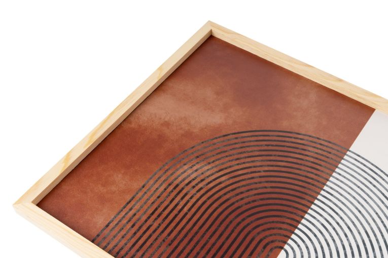 Quadro Multicolore Materiale Struttura in Legno Nobilitato 50x70h cm, - Menonepa