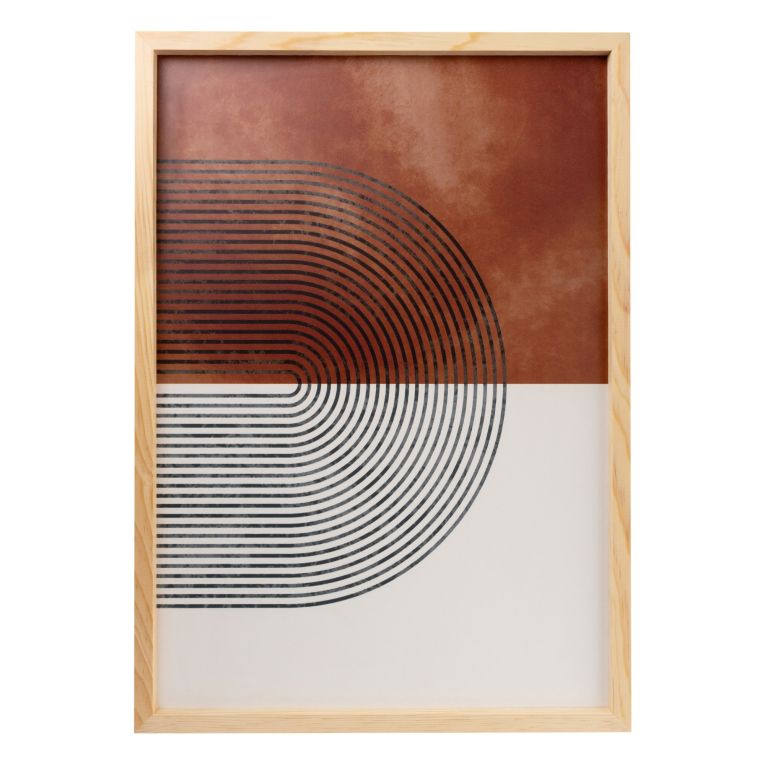 Quadro Multicolore Materiale Struttura in Legno Nobilitato 50x70h cm, - Menonepa