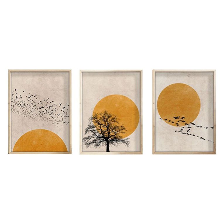 Quadro Multicolore Materiale Struttura in Legno Nobilitato 50x70h cm, - Menorika