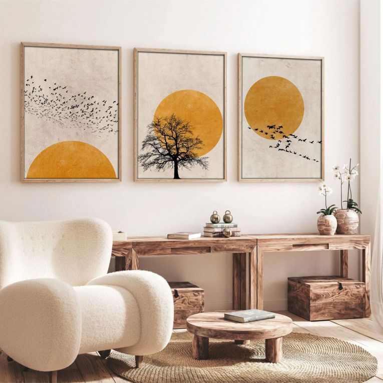 Quadro Multicolore Materiale Struttura in Legno Nobilitato 50x70h cm, - Menorika