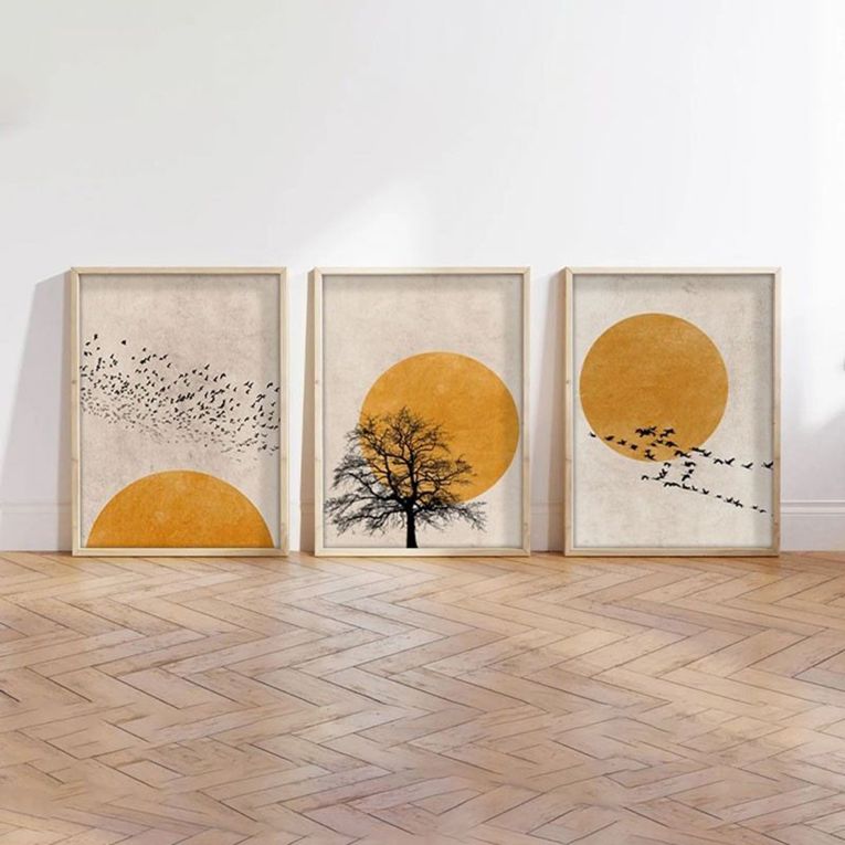 Quadro Multicolore Materiale Struttura in Legno Nobilitato 50x70h cm, - Menorika