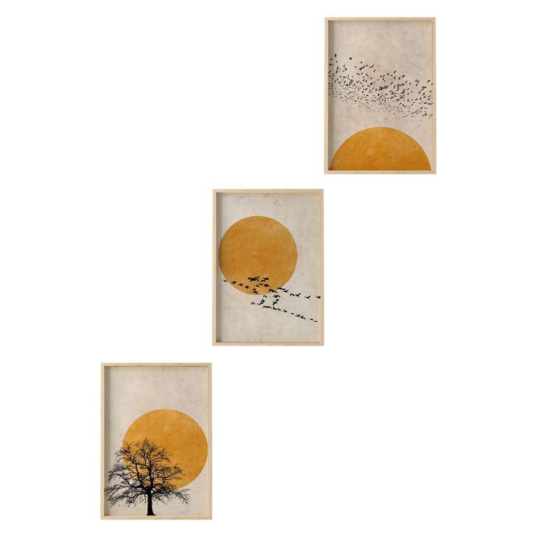Quadro Multicolore Materiale Struttura in Legno Nobilitato 50x70h cm, - Menorika