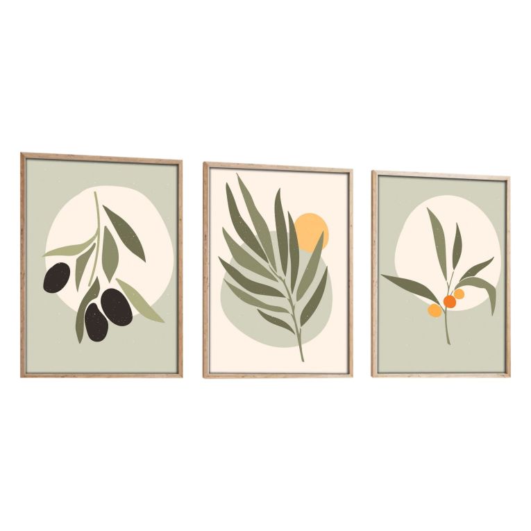 Quadro Multicolore Materiale Struttura in Legno Nobilitato 50x70h cm, - Mepamano