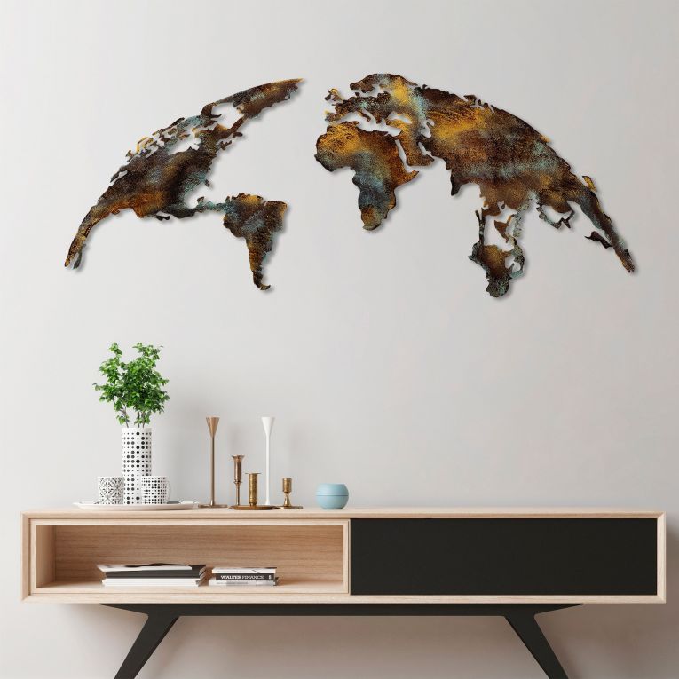 Quadro Multicolore Materiale Struttura in Metallo 150x59h cm, - Mosaba
