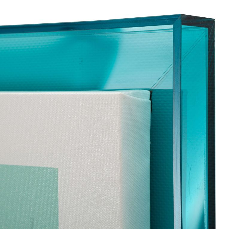 Quadro Multicolore Materiale Struttura in Plastica Materiale Struttura in Legno 50x70h cm, Materiale in Plastica - Bamiri