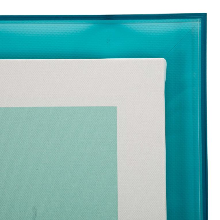 Quadro Multicolore Materiale Struttura in Plastica Materiale Struttura in Legno 50x70h cm, Materiale in Plastica - Bamiri