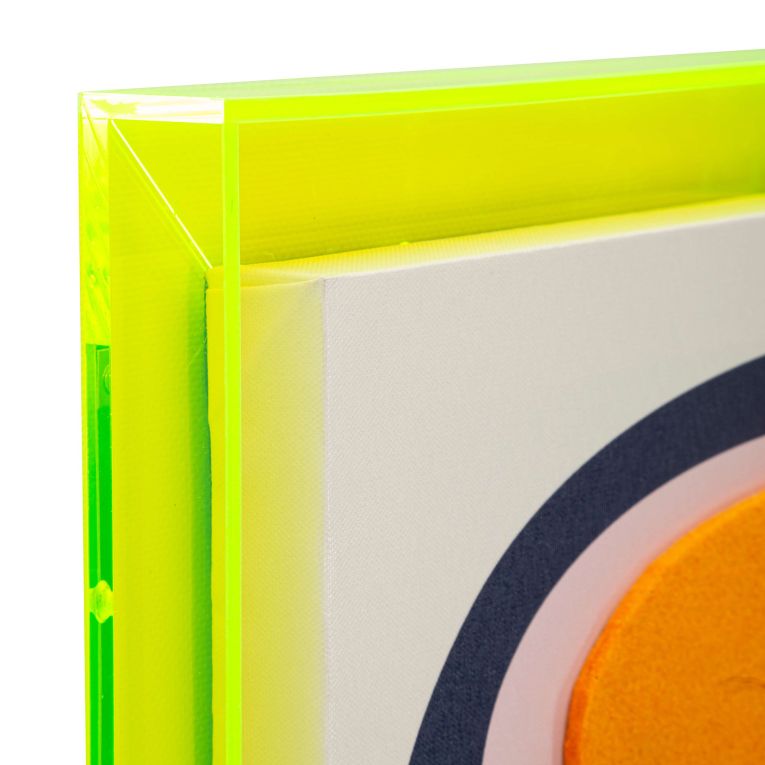 Quadro Multicolore Materiale Struttura in Plastica Materiale Struttura in Legno 50x70h cm, Materiale in Plastica - Bamivani