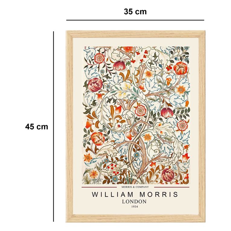 Quadro Multicolore Materiale Struttura in Tessuto Materiale in Legno Nobilitato 35x45h cm, Materiale Struttura in Legno Nobilitato - Milabase