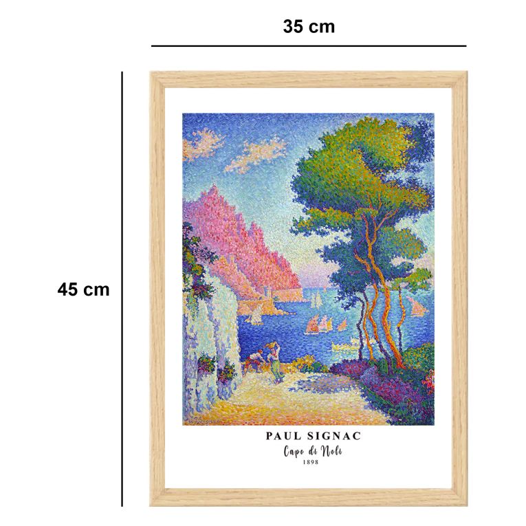 Quadro Multicolore Materiale Struttura in Tessuto Materiale in Legno Nobilitato 35x45h cm, Materiale Struttura in Legno Nobilitato - Mimeka