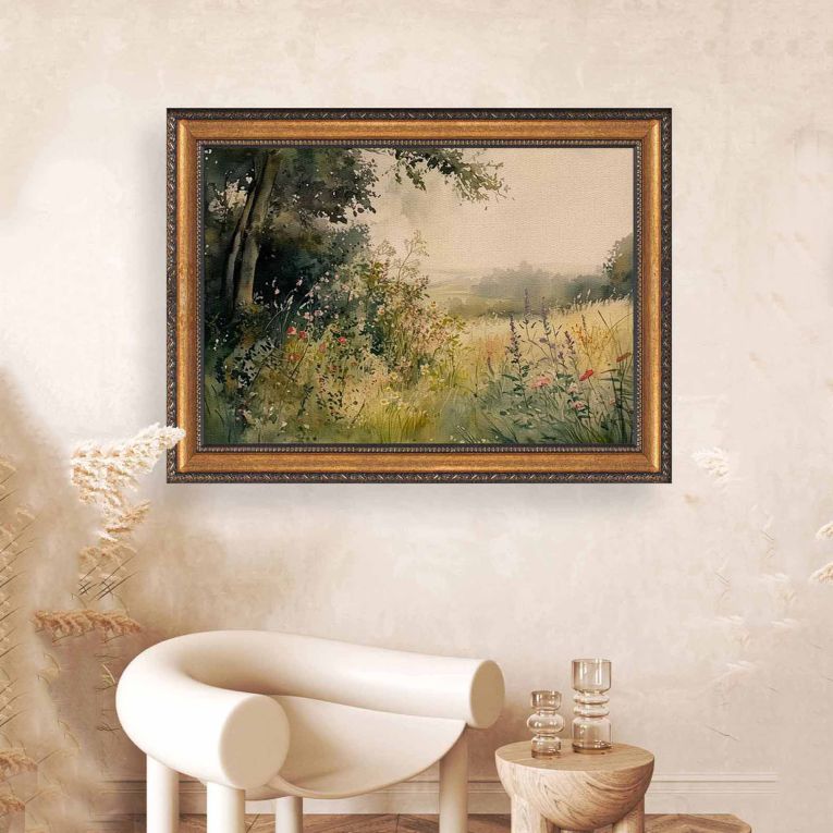 Quadro Multicolore Materiale Struttura in Tessuto Materiale in Legno Nobilitato 40x60h cm, Materiale Struttura in Legno Nobilitato - Nanoro