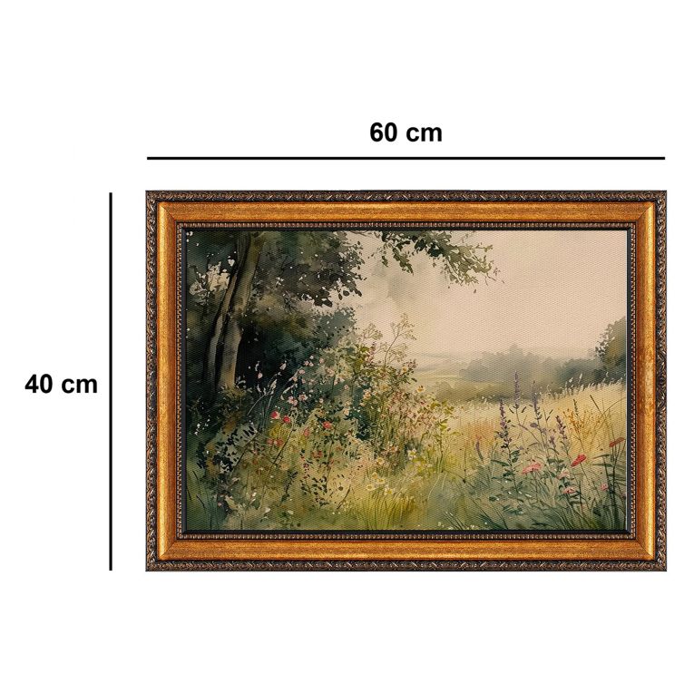 Quadro Multicolore Materiale Struttura in Tessuto Materiale in Legno Nobilitato 40x60h cm, Materiale Struttura in Legno Nobilitato - Nanoro