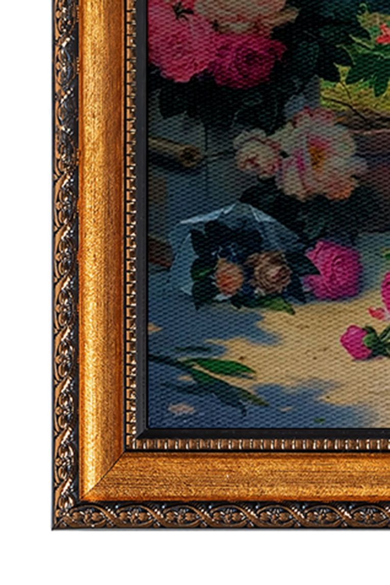 Quadro Multicolore Materiale Struttura in Tessuto Materiale in Legno Nobilitato 40x60h cm, Materiale Struttura in Legno Nobilitato - Naradama