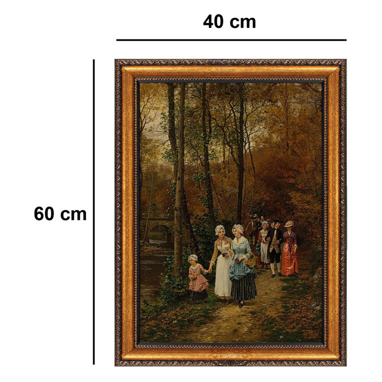 Quadro Multicolore Materiale Struttura in Tessuto Materiale in Legno Nobilitato 40x60h cm, Materiale Struttura in Legno Nobilitato - Naritimo