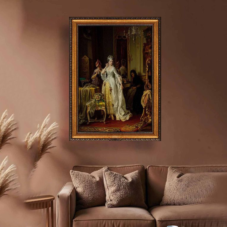 Quadro Multicolore Materiale Struttura in Tessuto Materiale in Legno Nobilitato 40x60h cm, Materiale Struttura in Legno Nobilitato - Nazamo