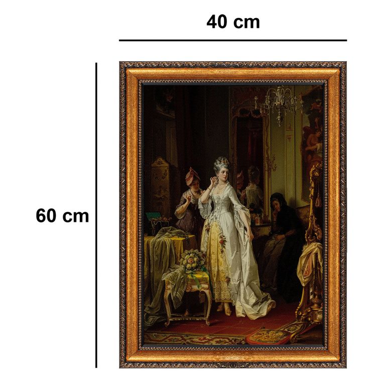 Quadro Multicolore Materiale Struttura in Tessuto Materiale in Legno Nobilitato 40x60h cm, Materiale Struttura in Legno Nobilitato - Nazamo